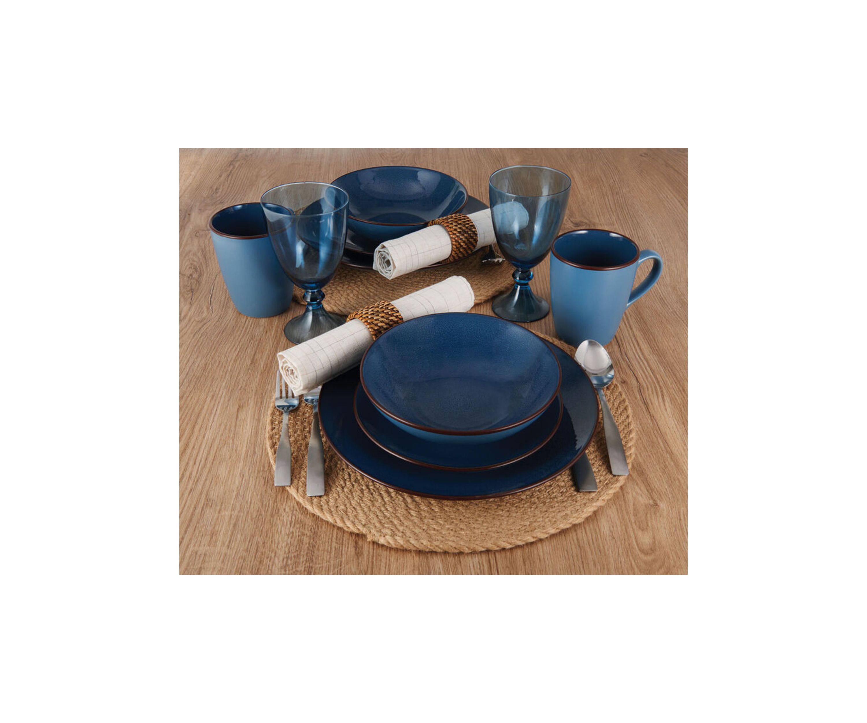 Pierce 16-Piece Dinnerware Set, Service For 4