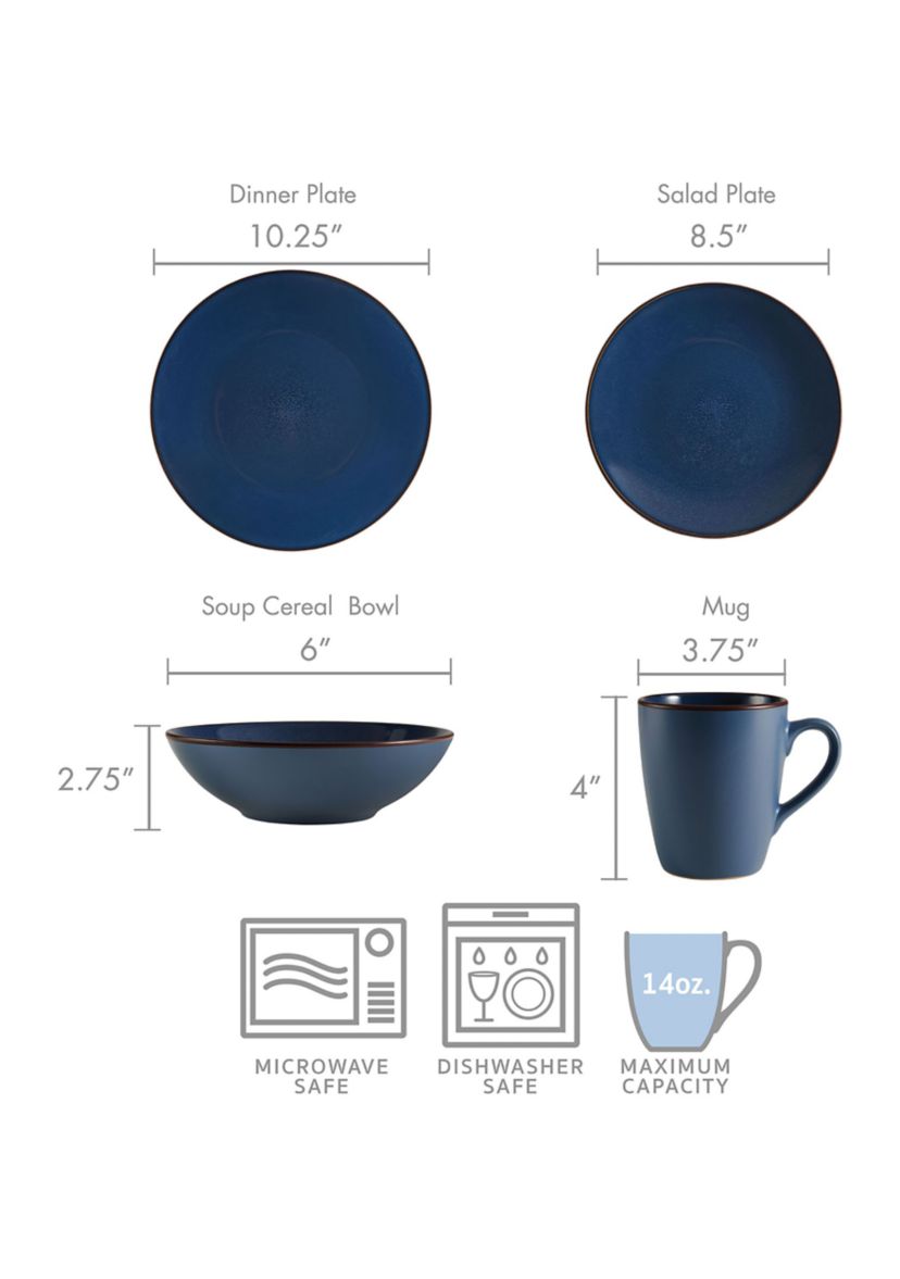 Pierce 16-Piece Dinnerware Set, Service For 4