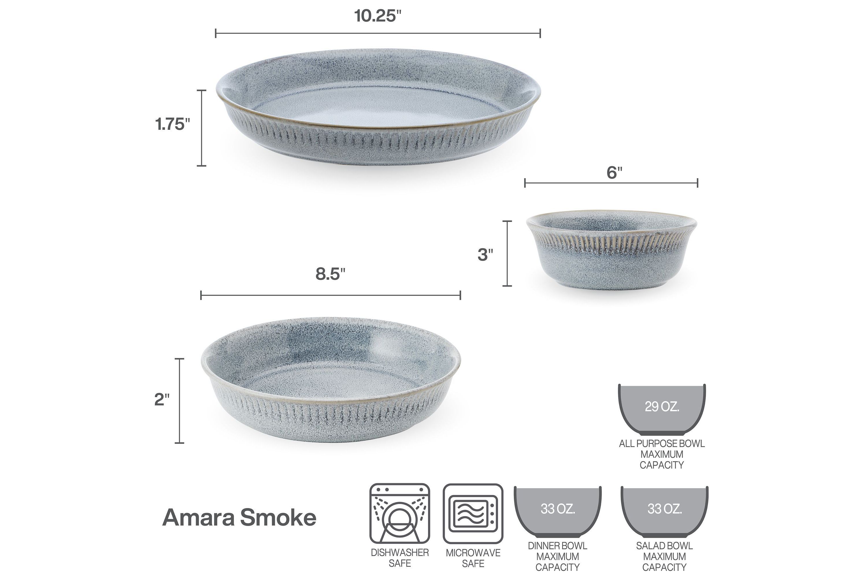 Amara 6-pc Bowl Set