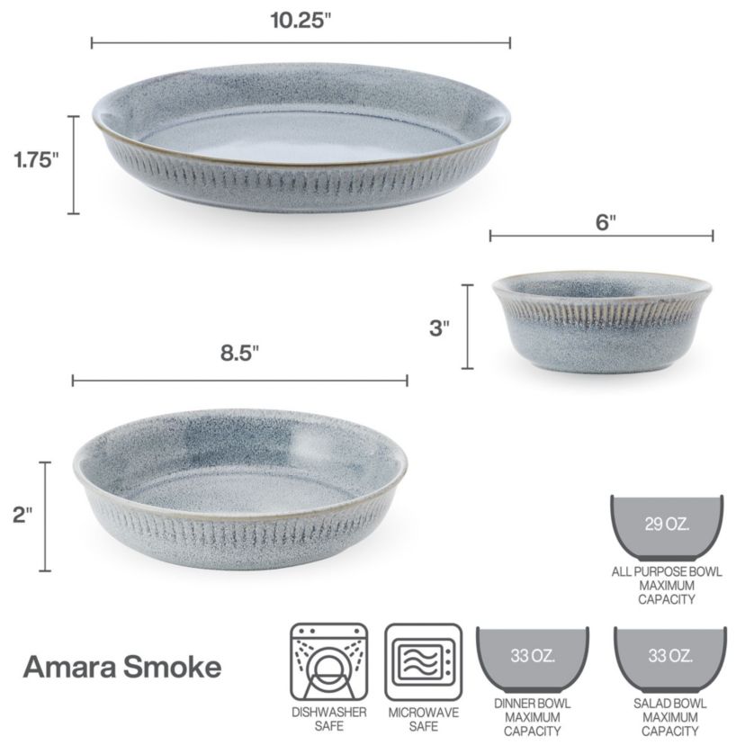 Amara 6-pc Bowl Set