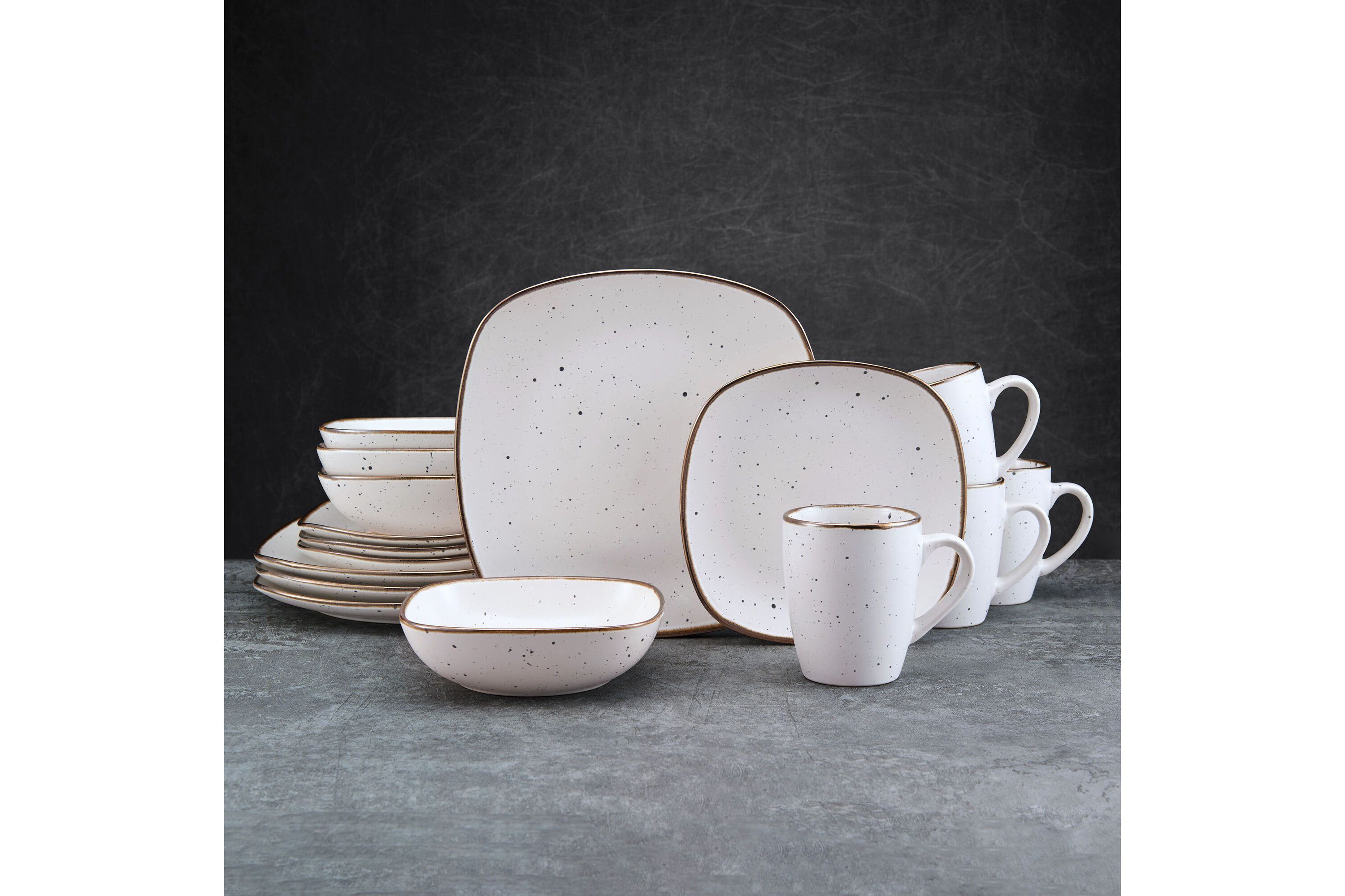 Decker 16-pc Dinnerware Set, Service for 4