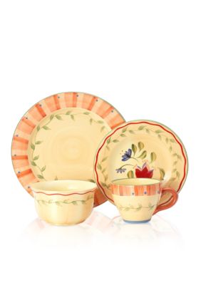 THOMSON POTTERY Sicily Caramel 16-pc. Dinnerware Set | belk