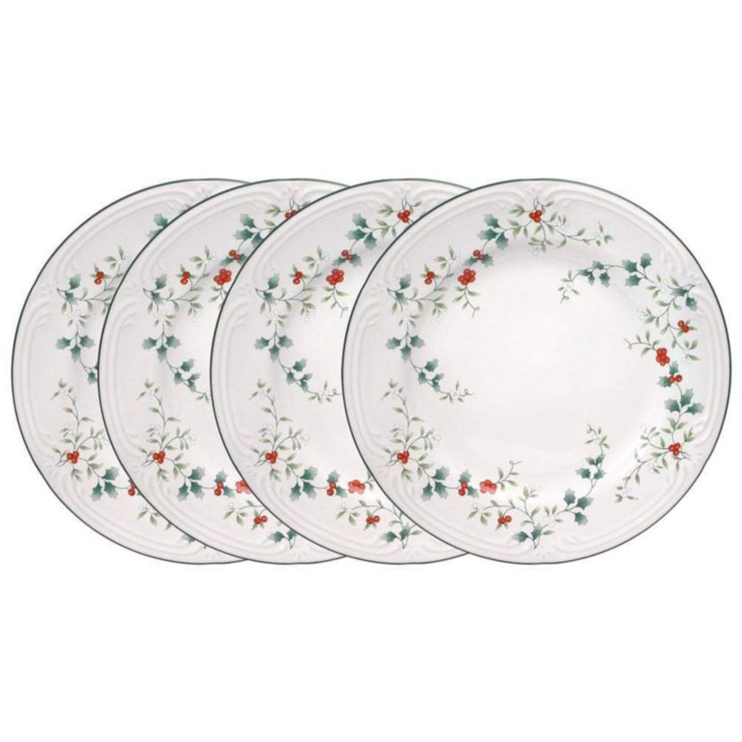 Winterberry 10-1/2-Inch Dinner Plates, Set of 4
