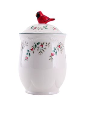 Pfaltzgraff Winterberry Cardinal Canister Belk