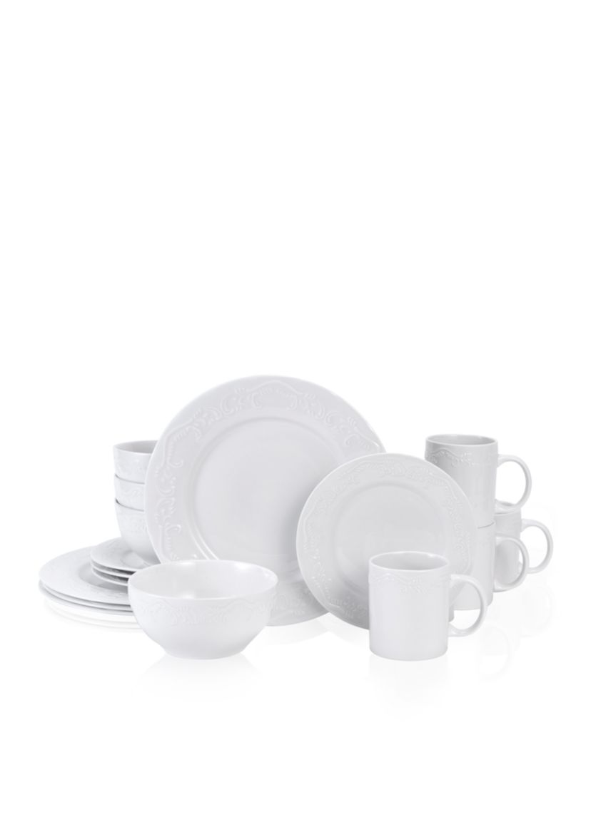 Charolette 32 Piece Dinnerware Set, Service For 8