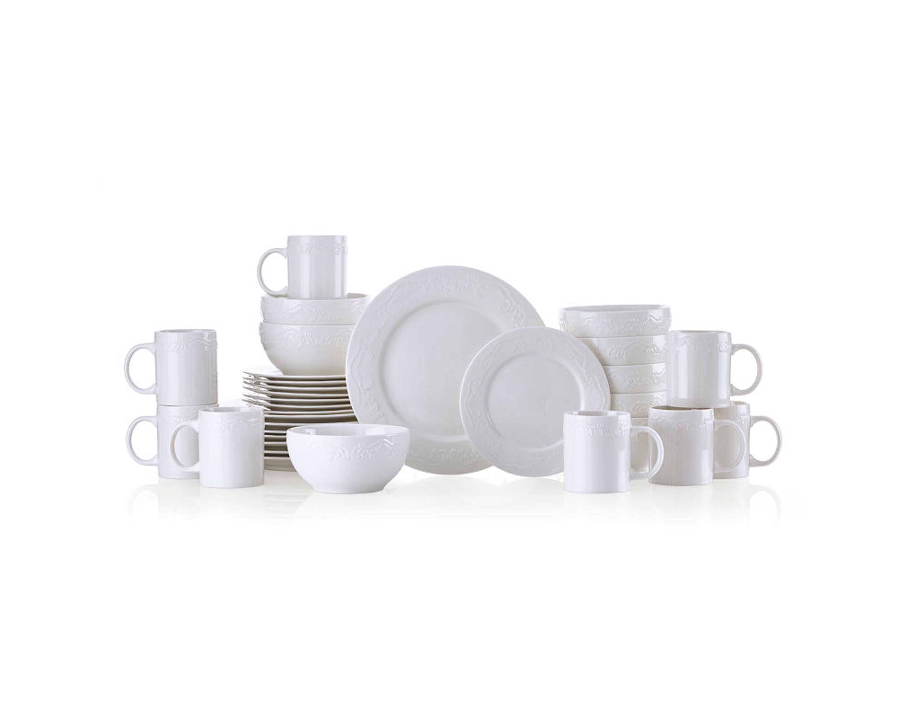 Charolette 32 Piece Dinnerware Set, Service For 8