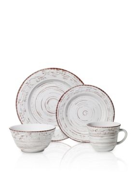 pfaltzgraff trellis white 16 piece dinnerware se