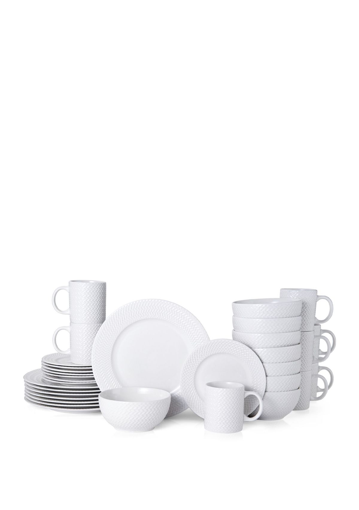 Winston 32-Piece Dinnerware Set, Service For 8