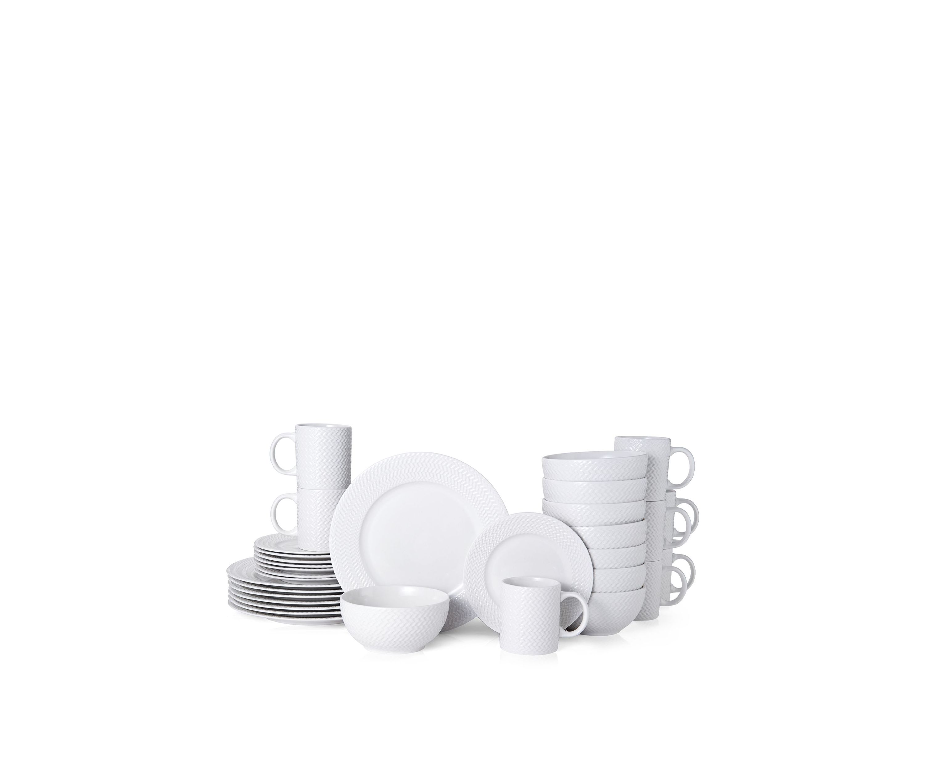 Winston 32-Piece Dinnerware Set, Service For 8