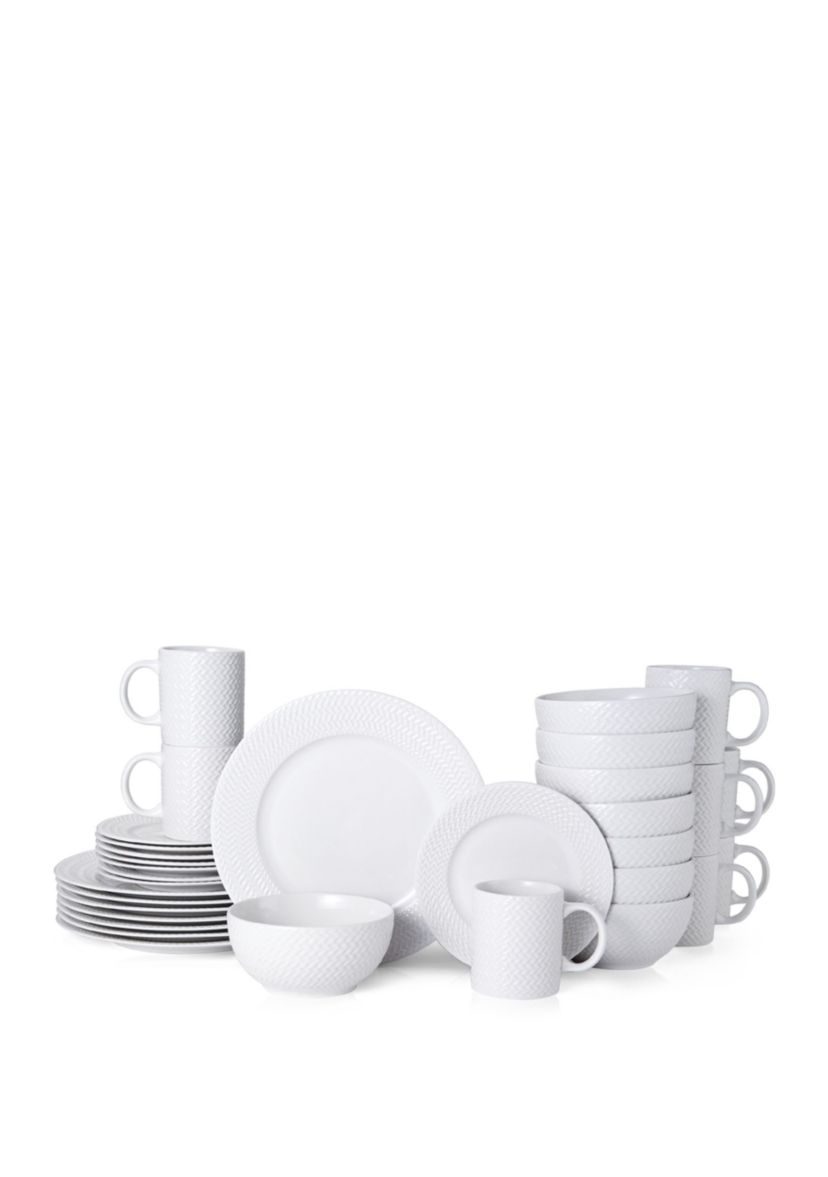 Winston 32-Piece Dinnerware Set, Service For 8