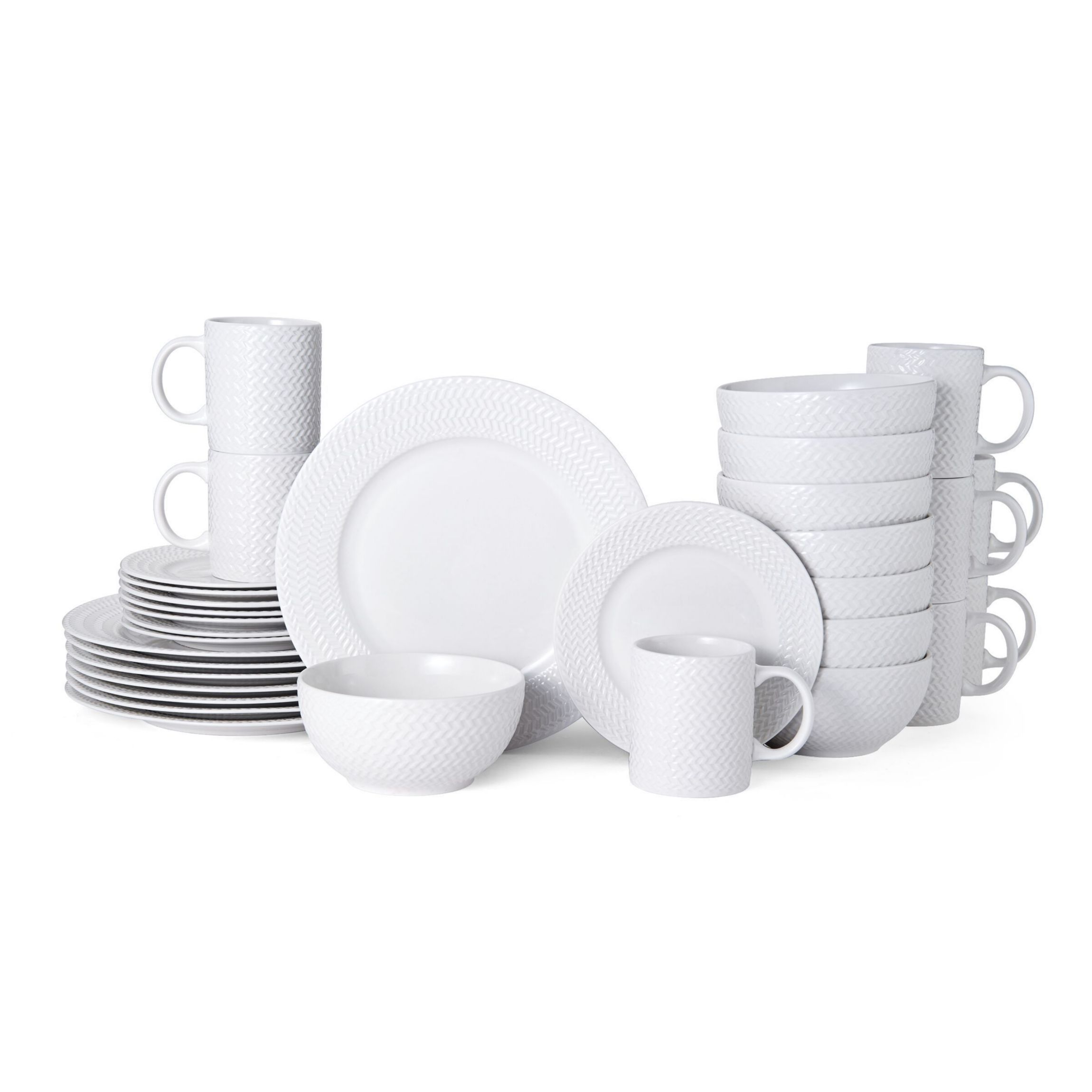 Winston 32-Piece Dinnerware Set, Service For 8