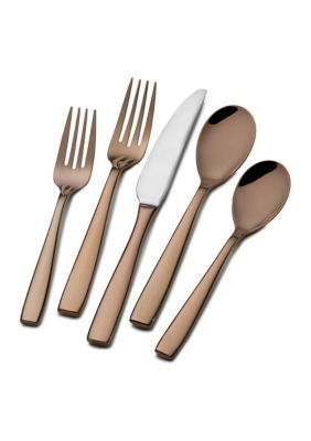 International Silversmith Delano Rose Gold Plated Flatware 20 Piece Set Belk