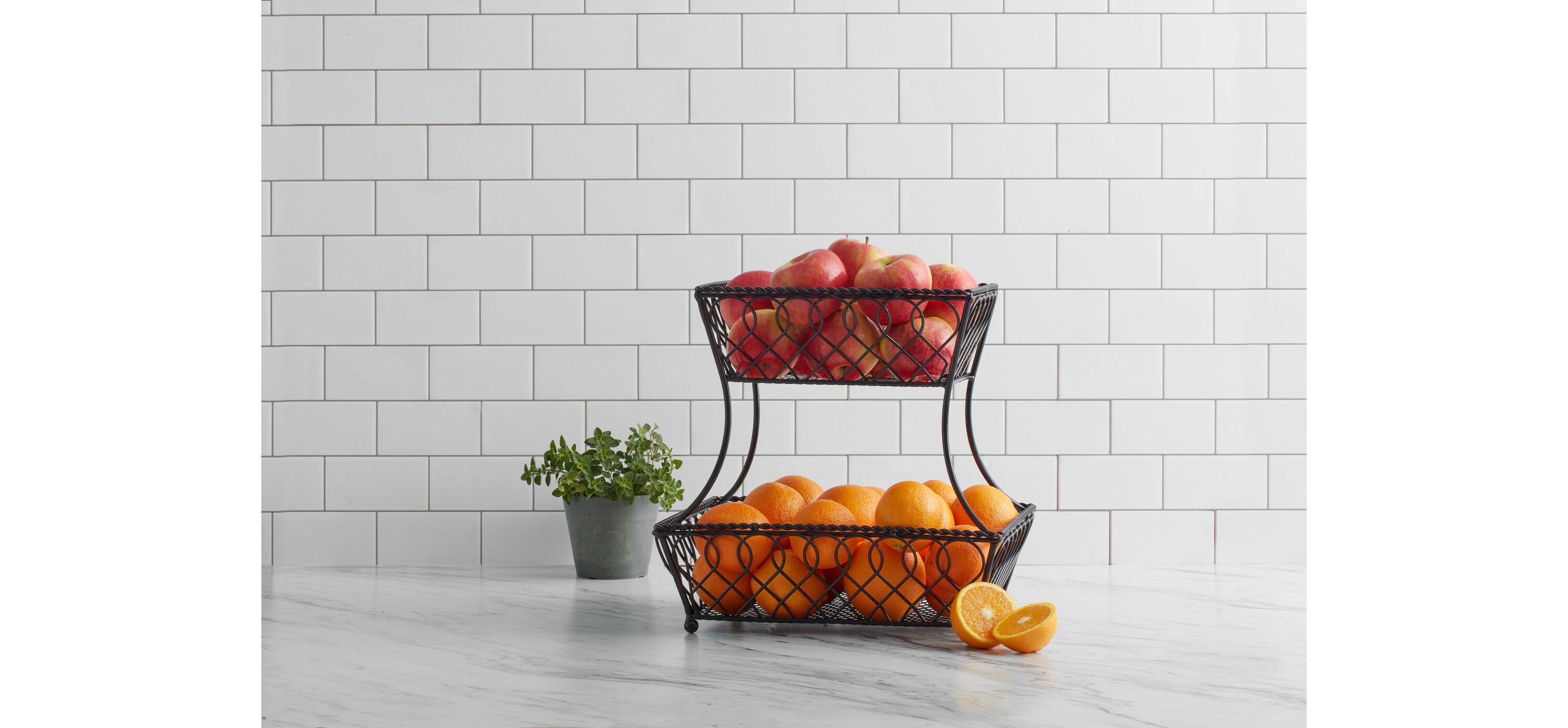 2-Tier Lattice Basket