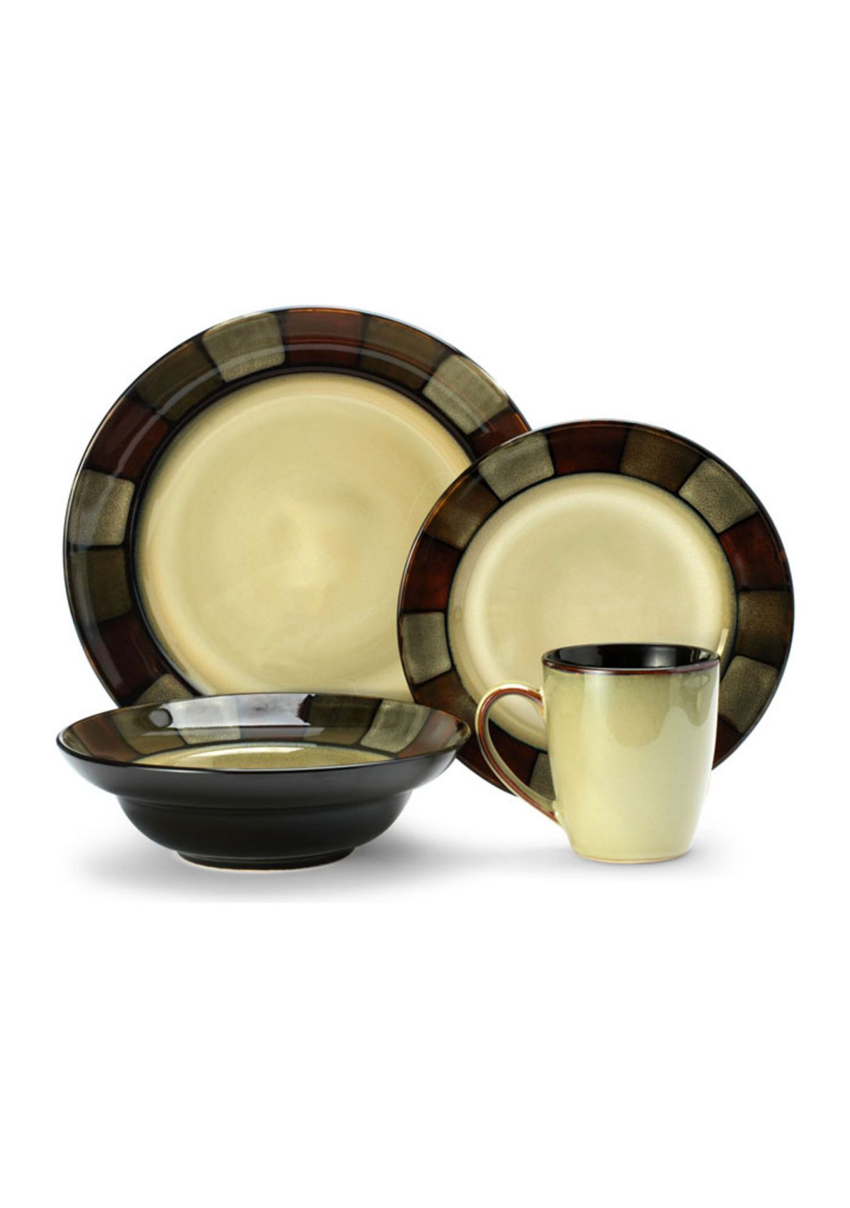 Taos 16 Piece Dinnerware Set, Service for 4