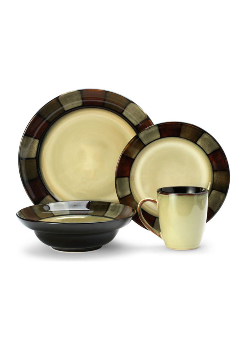 Taos 16 Piece Dinnerware Set, Service for 4