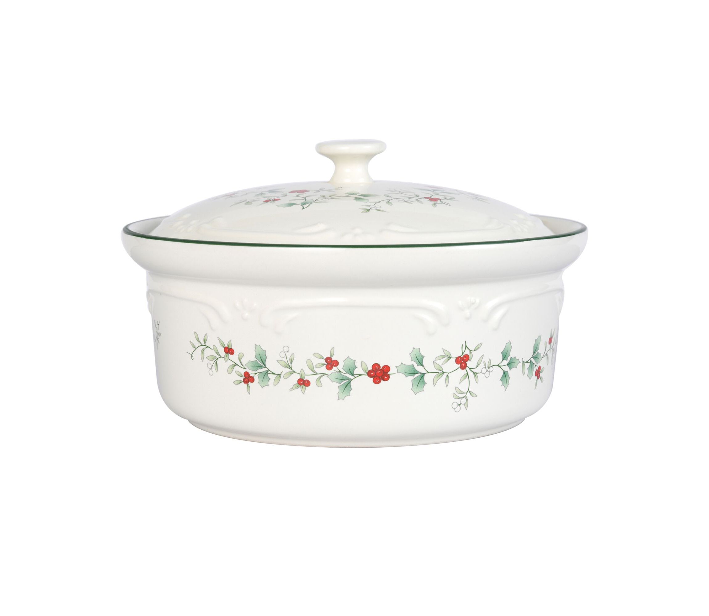 Winterberry 1.5-qt Covered Casserole Baker