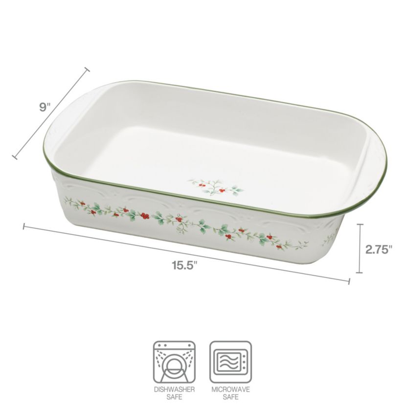 Winterberry 13x19-in Rectangular Baker