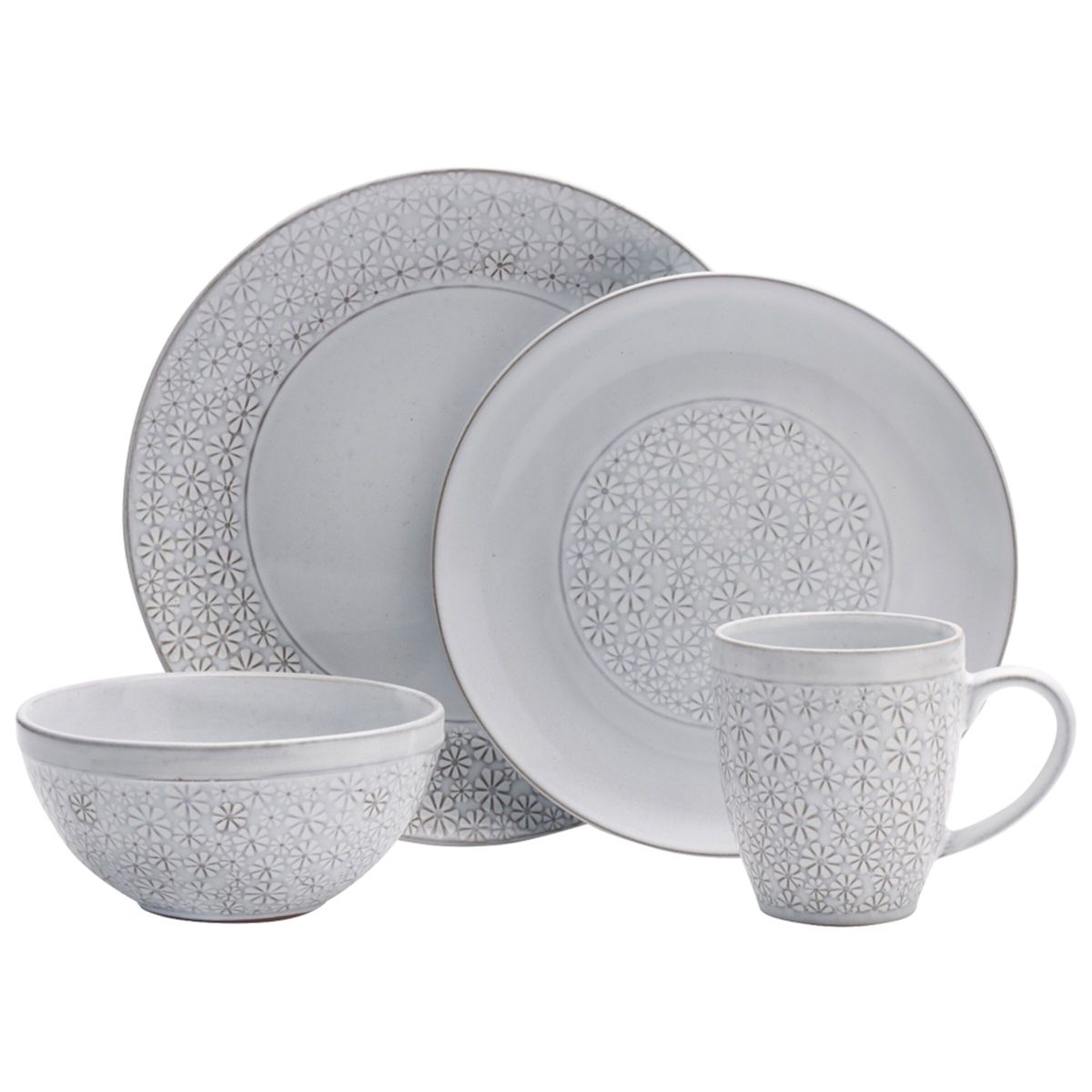 Blossom 16-pc Dinnerware Set, Service for 4