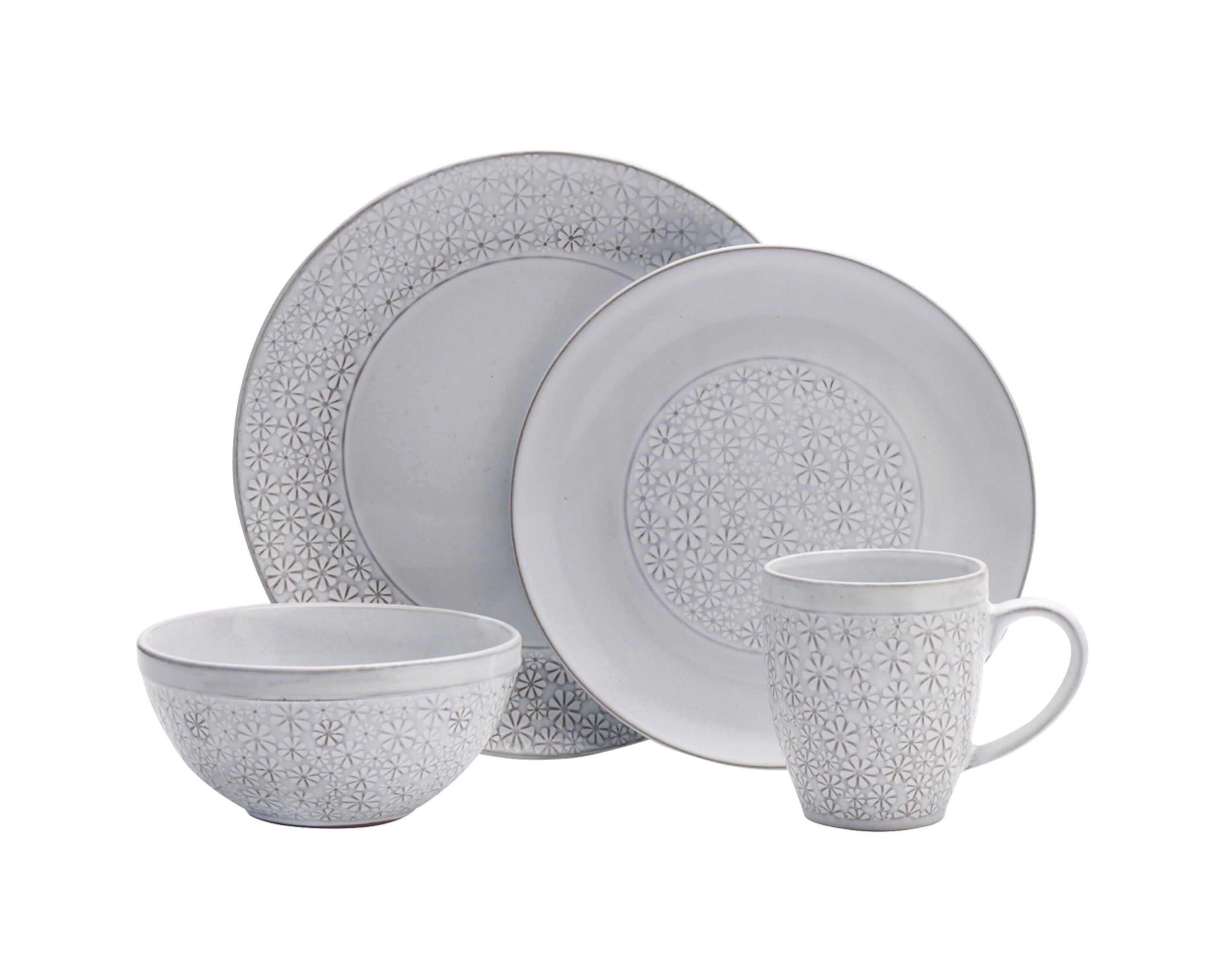Blossom 16-pc Dinnerware Set, Service for 4