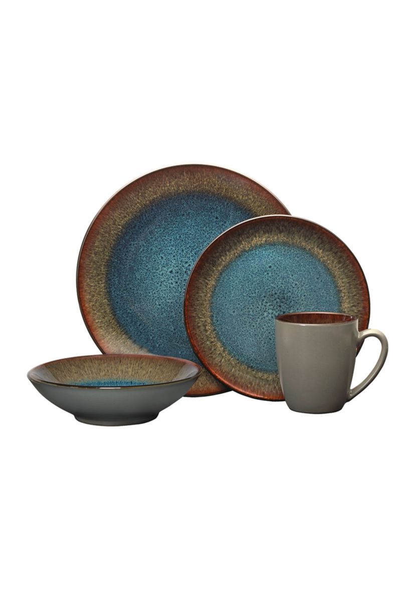 Monroe 16 Piece Dinnerware Set, Service For 4