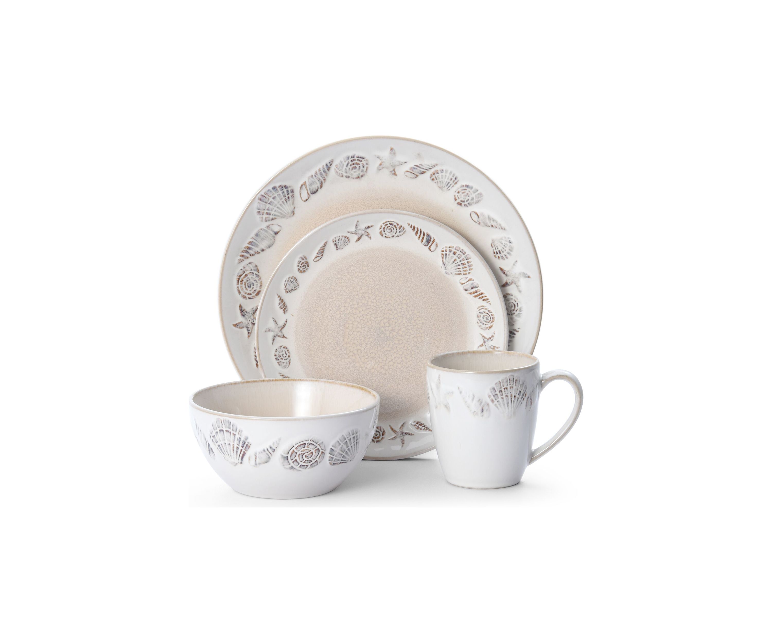 Panama 16-Piece Dinnerware Set, Service For 4