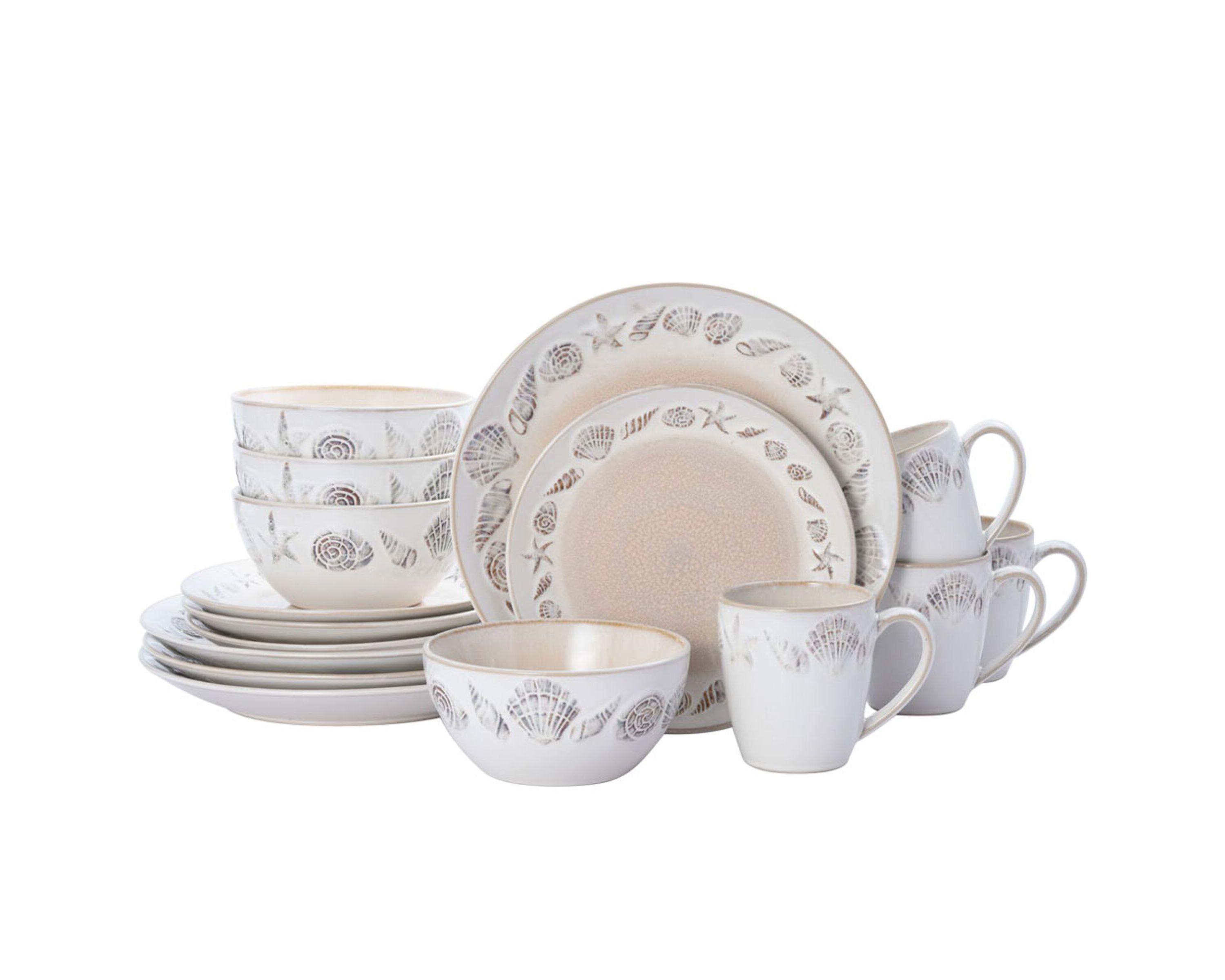 Panama 16-Piece Dinnerware Set, Service For 4