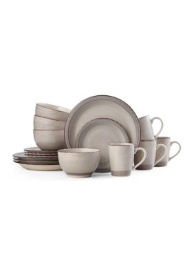 Gibson Home Yellowstone 16 Piece Dinnerware Stoneware Set