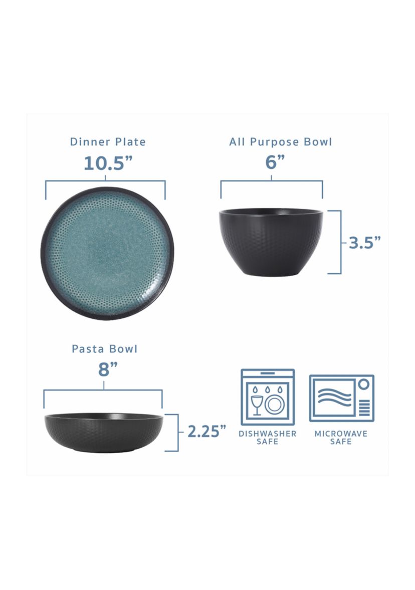 Maddox 12-Piece Dinnerware Pasta Set