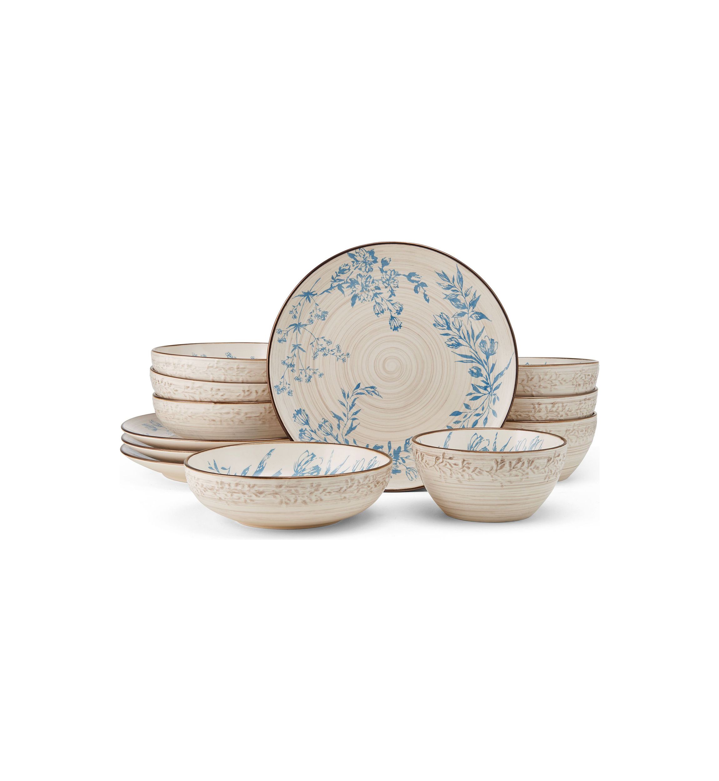 Bella 12 Piece Dinnerware Set, Service For 4