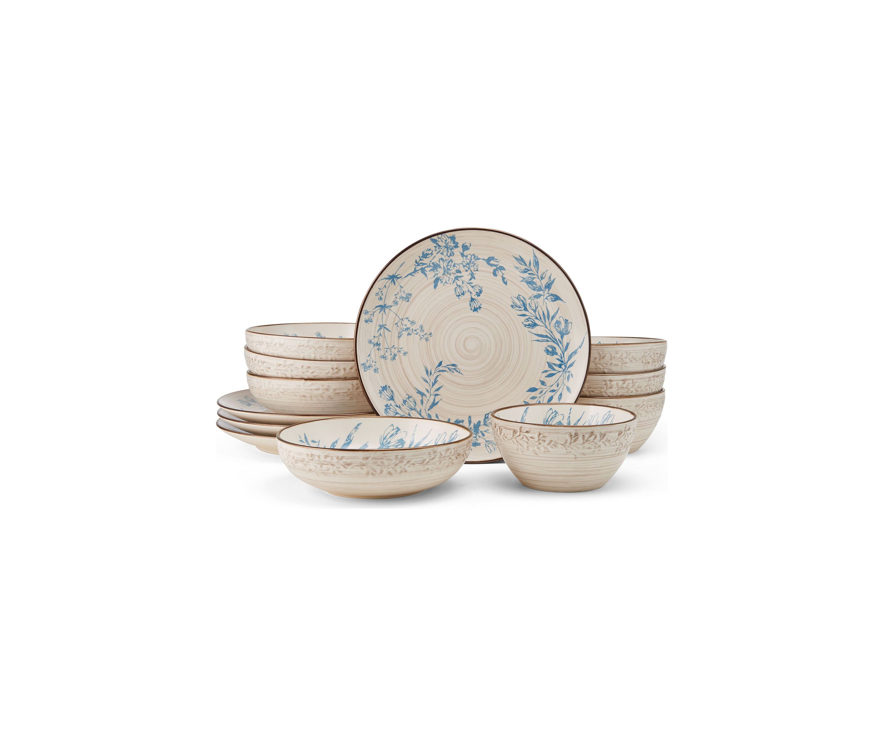 Bella 12 Piece Dinnerware Set, Service For 4