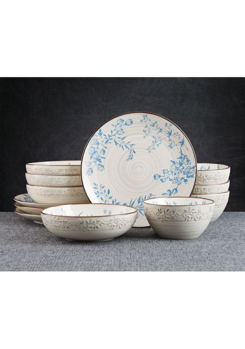 Bella 12 Piece Dinnerware Set, Service For 4