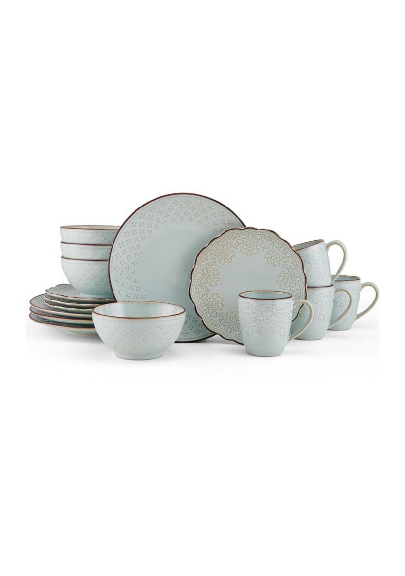 Joanne 16 Piece Dinnerware Set, Service For 4