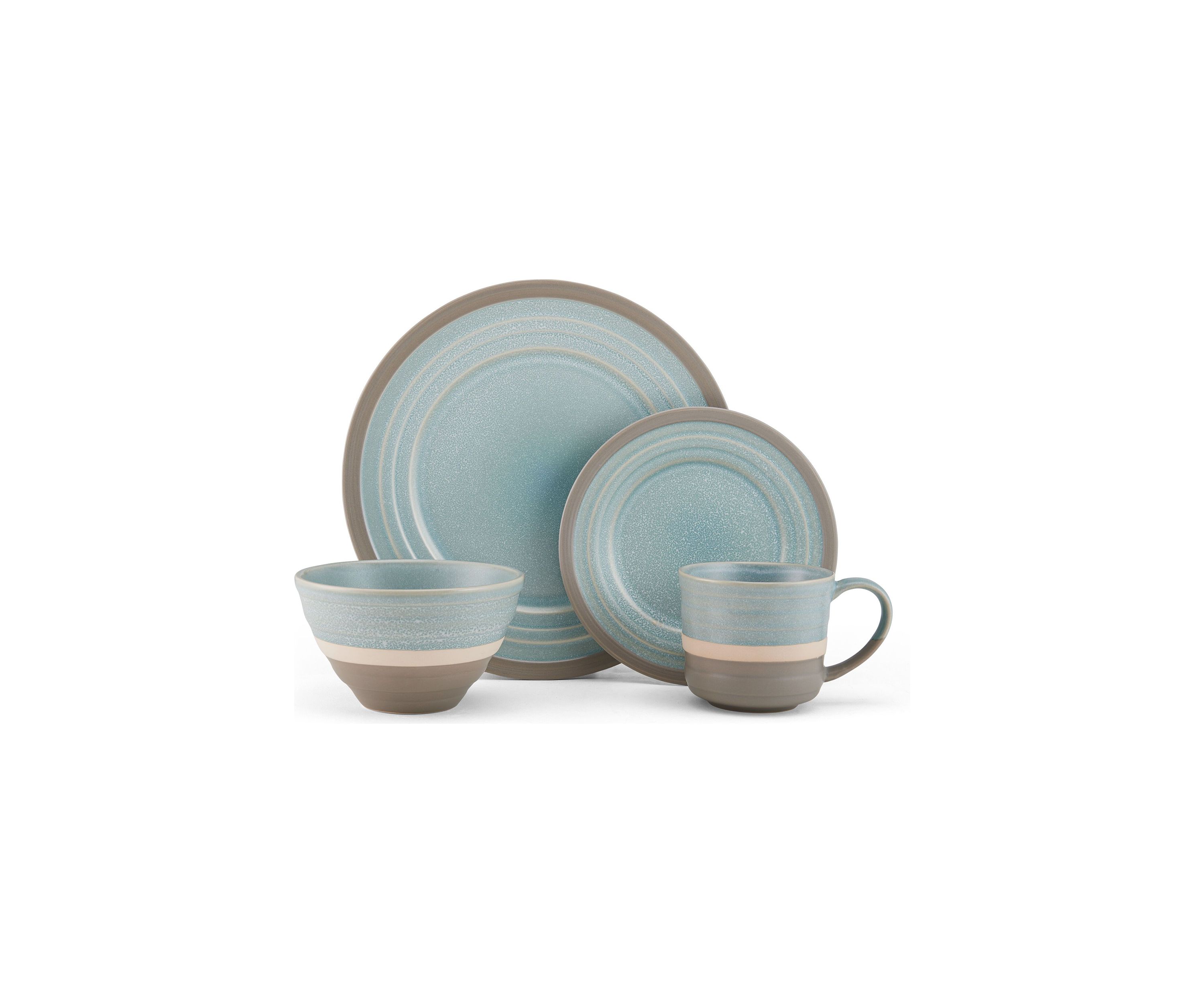 Adina 16 Piece Dinnerware Set, Service For 4