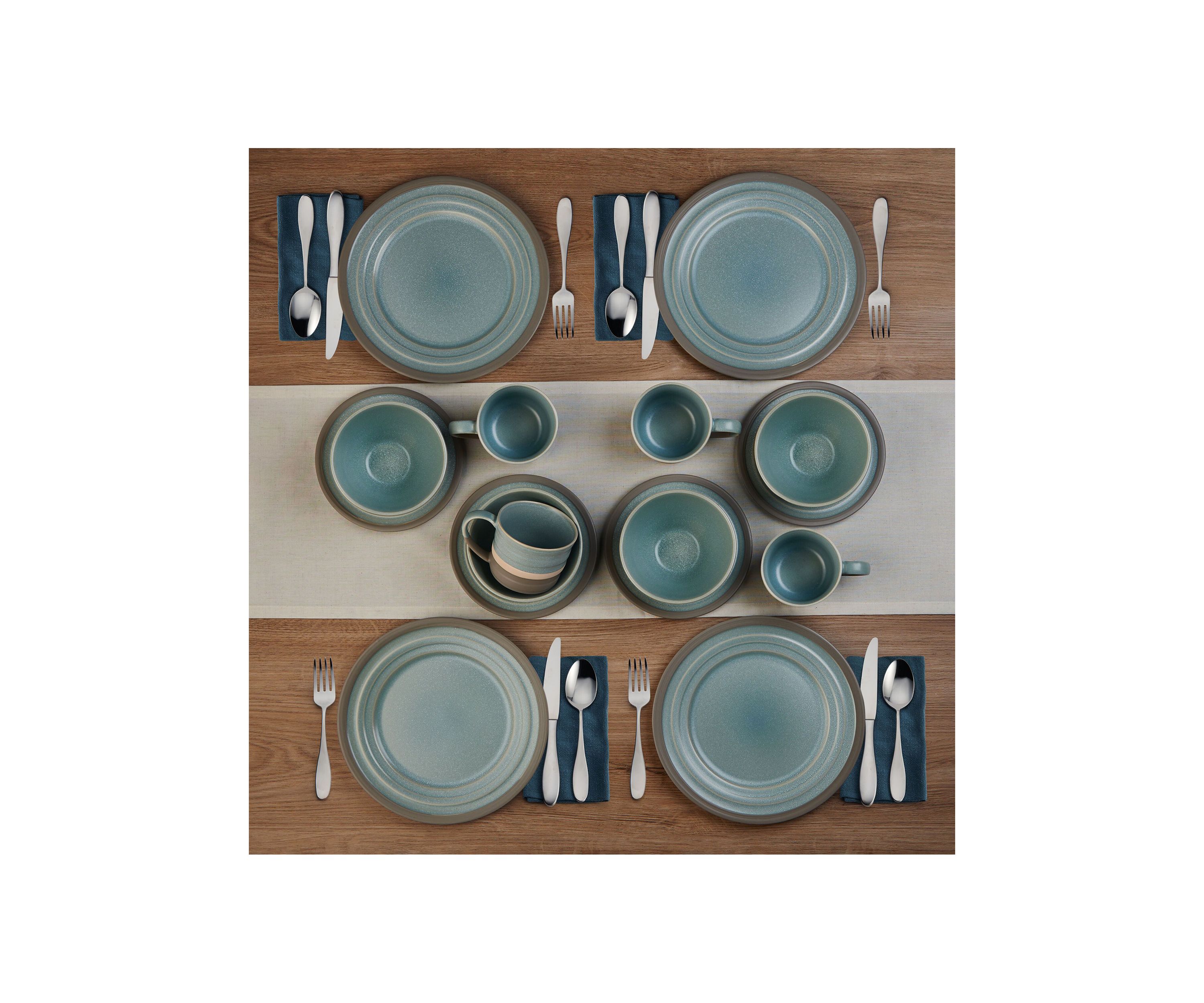 Adina 16 Piece Dinnerware Set, Service For 4