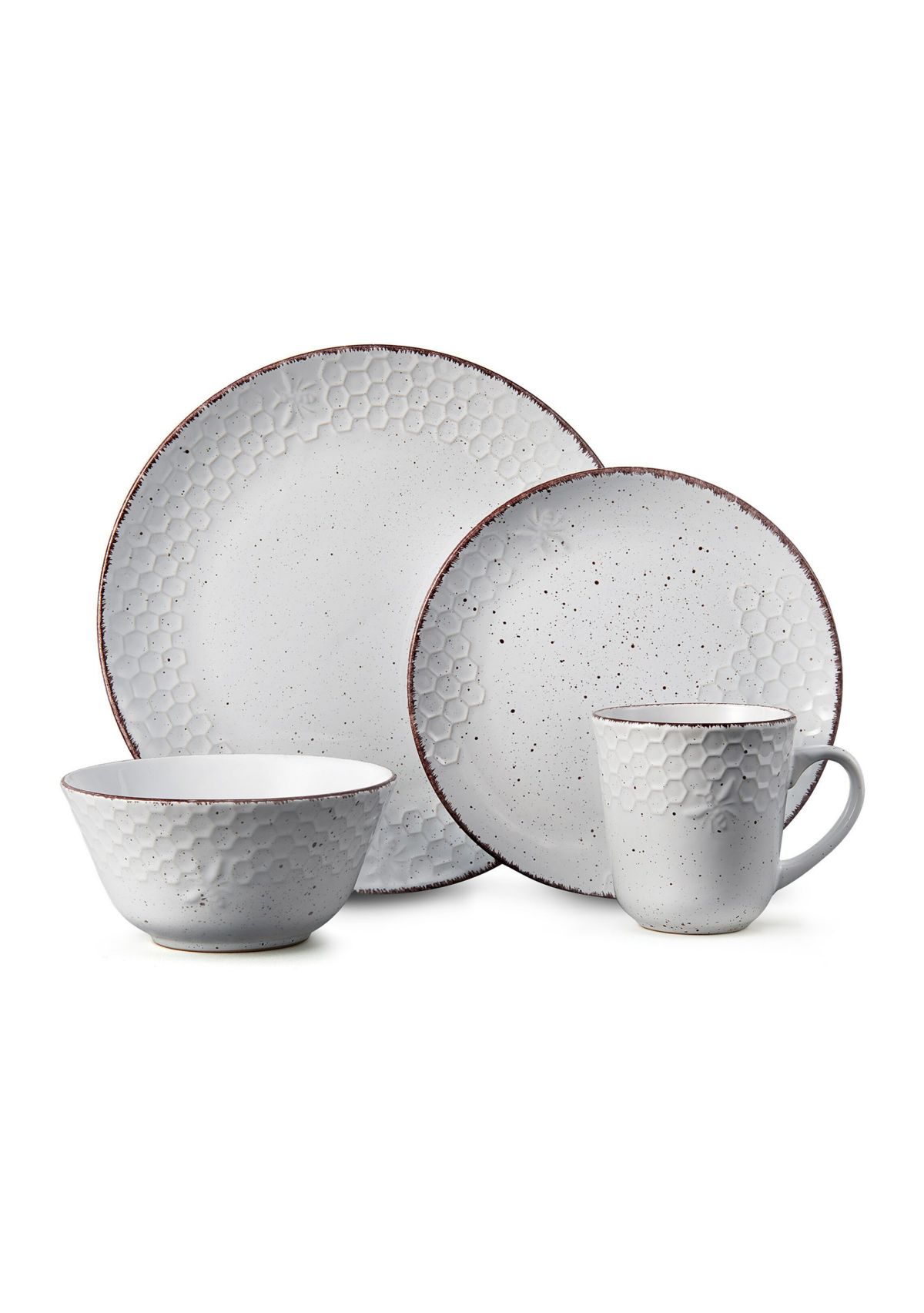 Bumble Bee 16 Piece Dinnerware Set, Service For 4