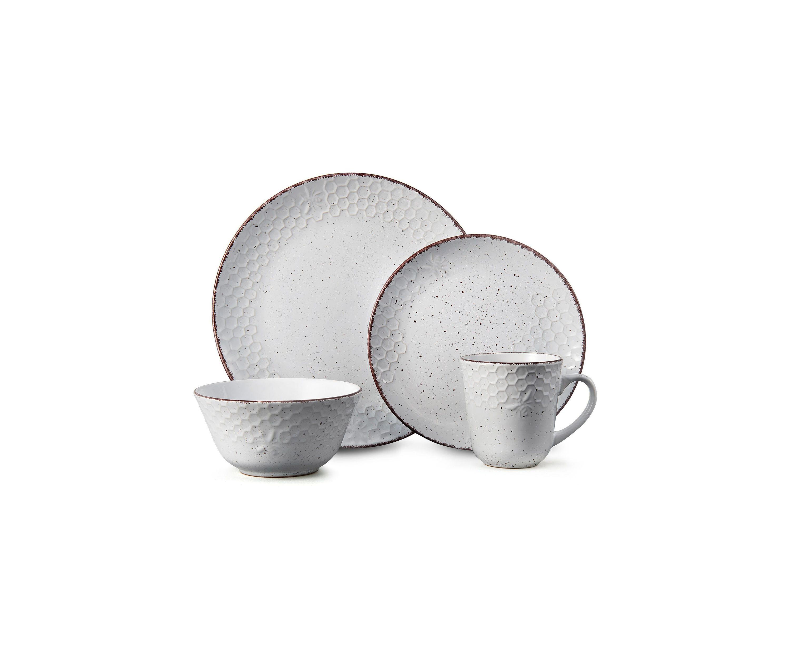 Bumble Bee 16 Piece Dinnerware Set, Service For 4