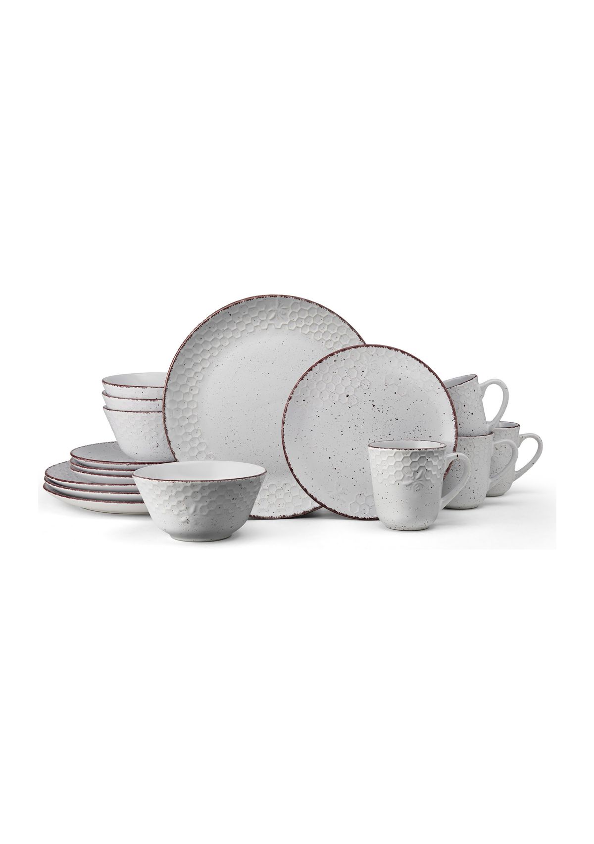 Bumble Bee 16 Piece Dinnerware Set, Service For 4