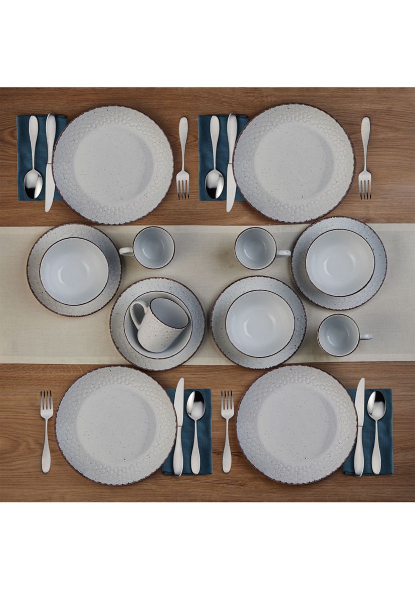 Bumble Bee 16 Piece Dinnerware Set, Service For 4