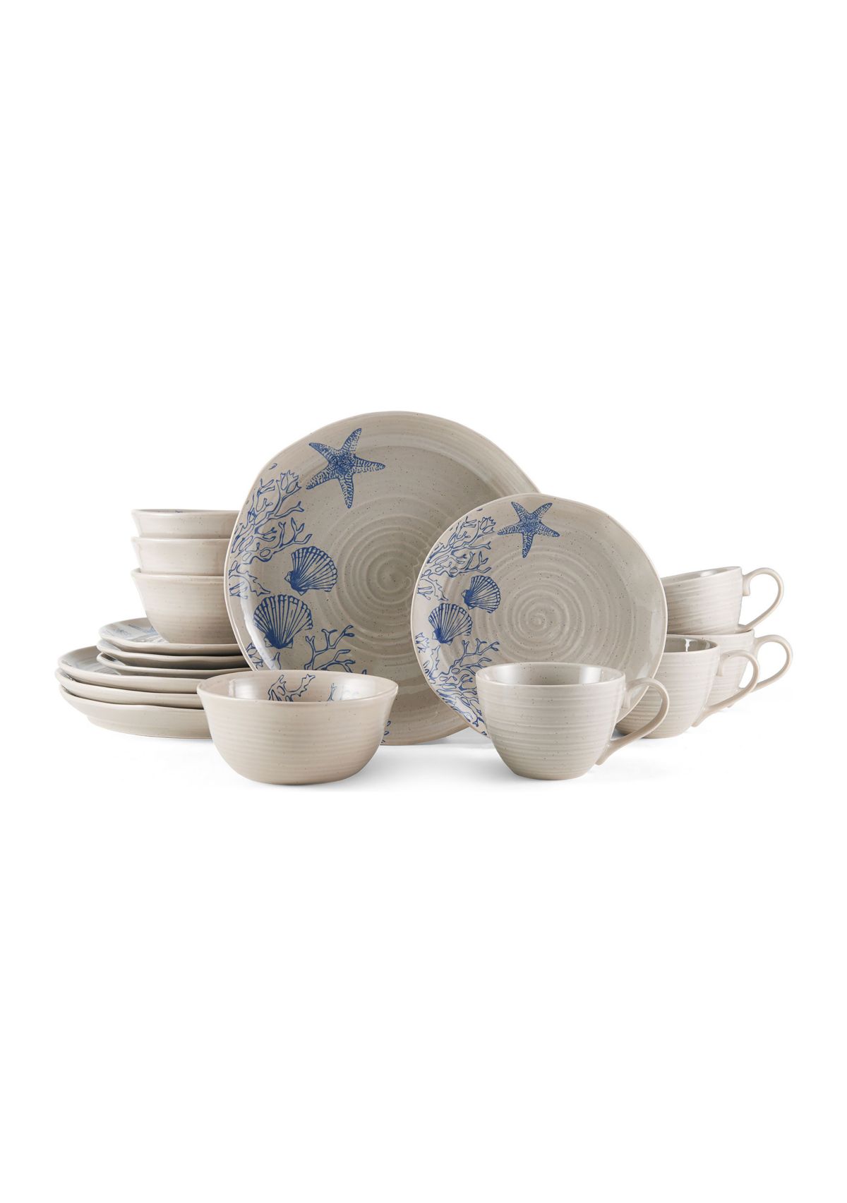 Southport 16-Piece Dinnerware Set, Service For 4