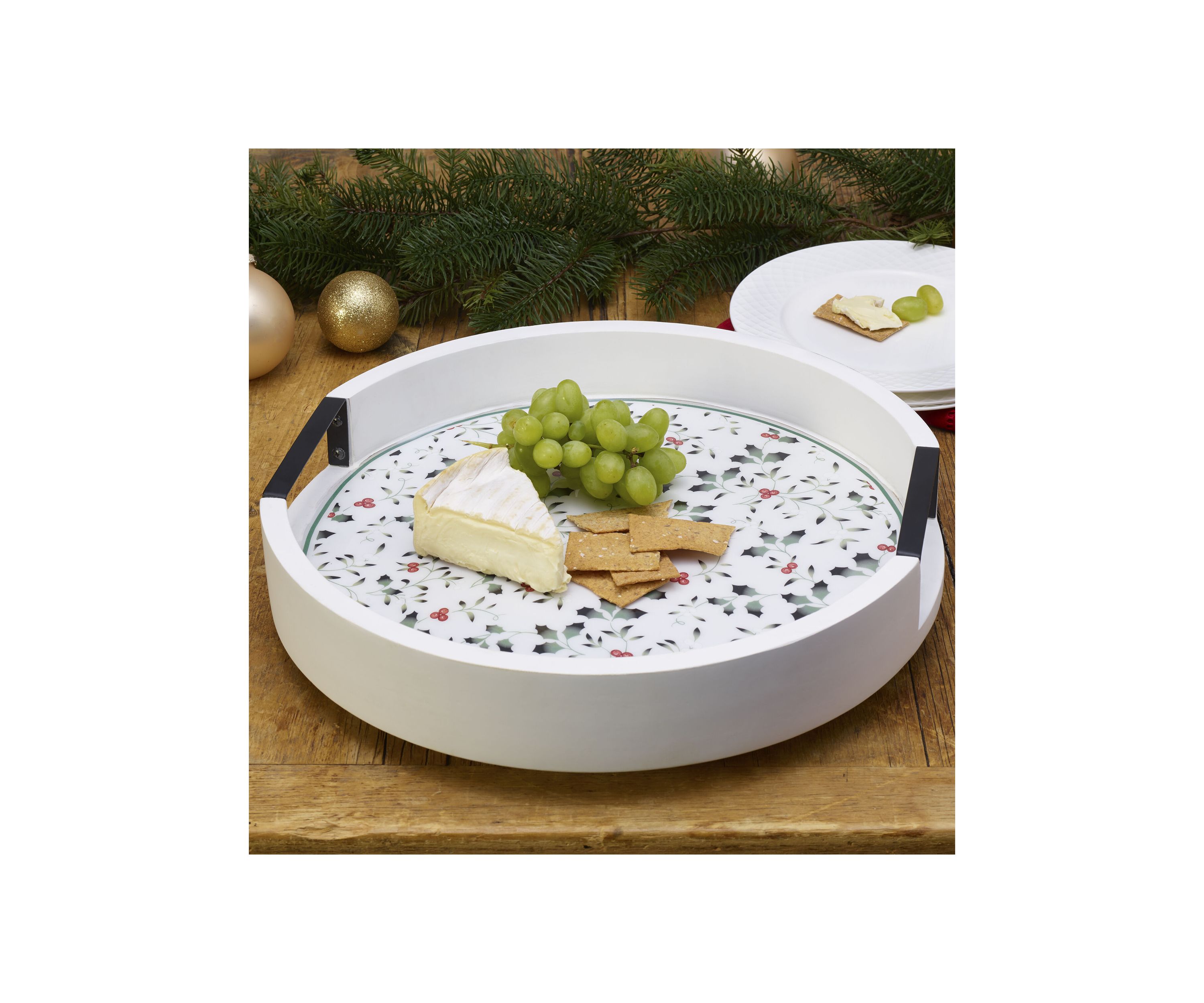 Winterberry 16-in Round Lazy Susan