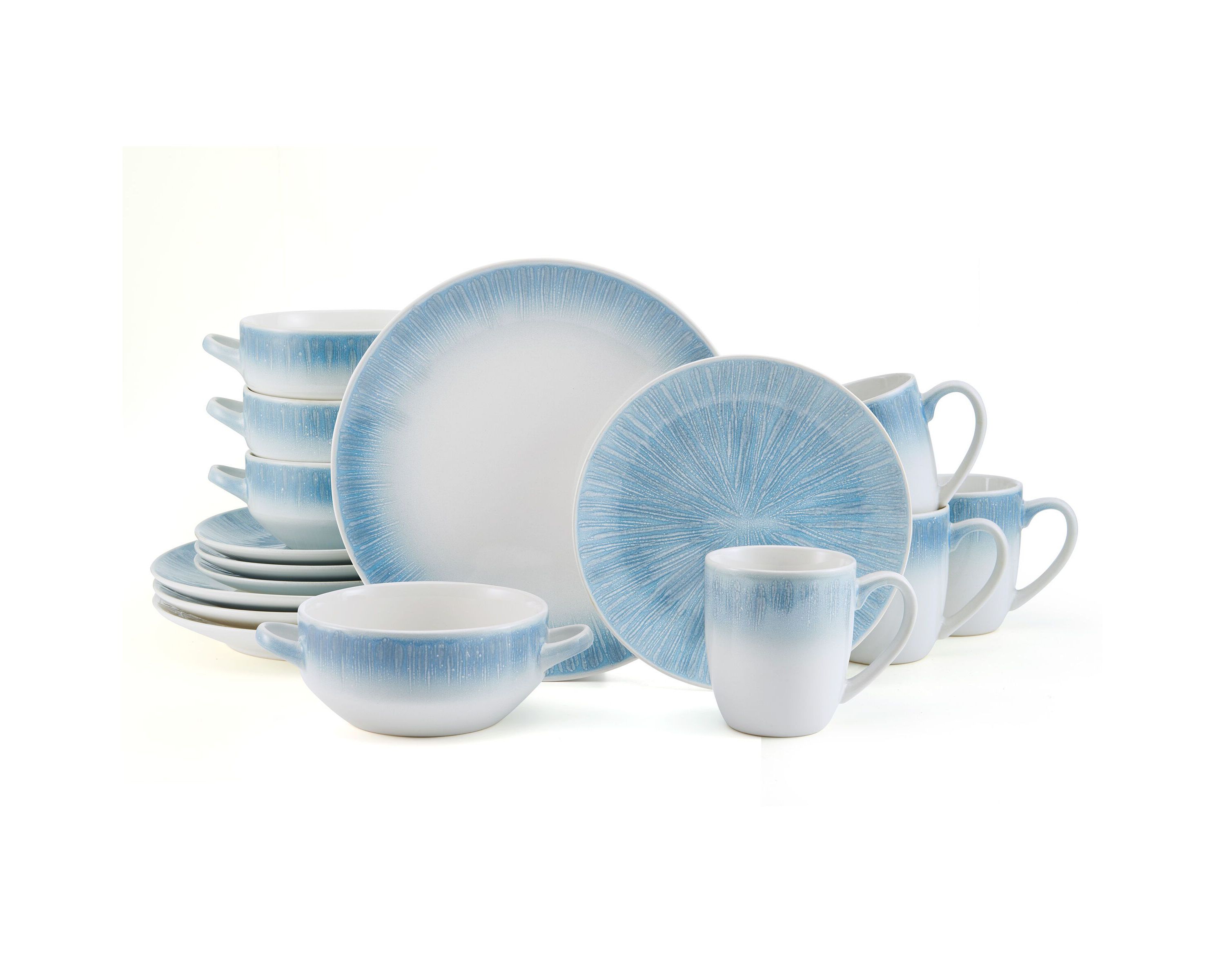 Logan 16-pc Dinnerware Set, Service for 4