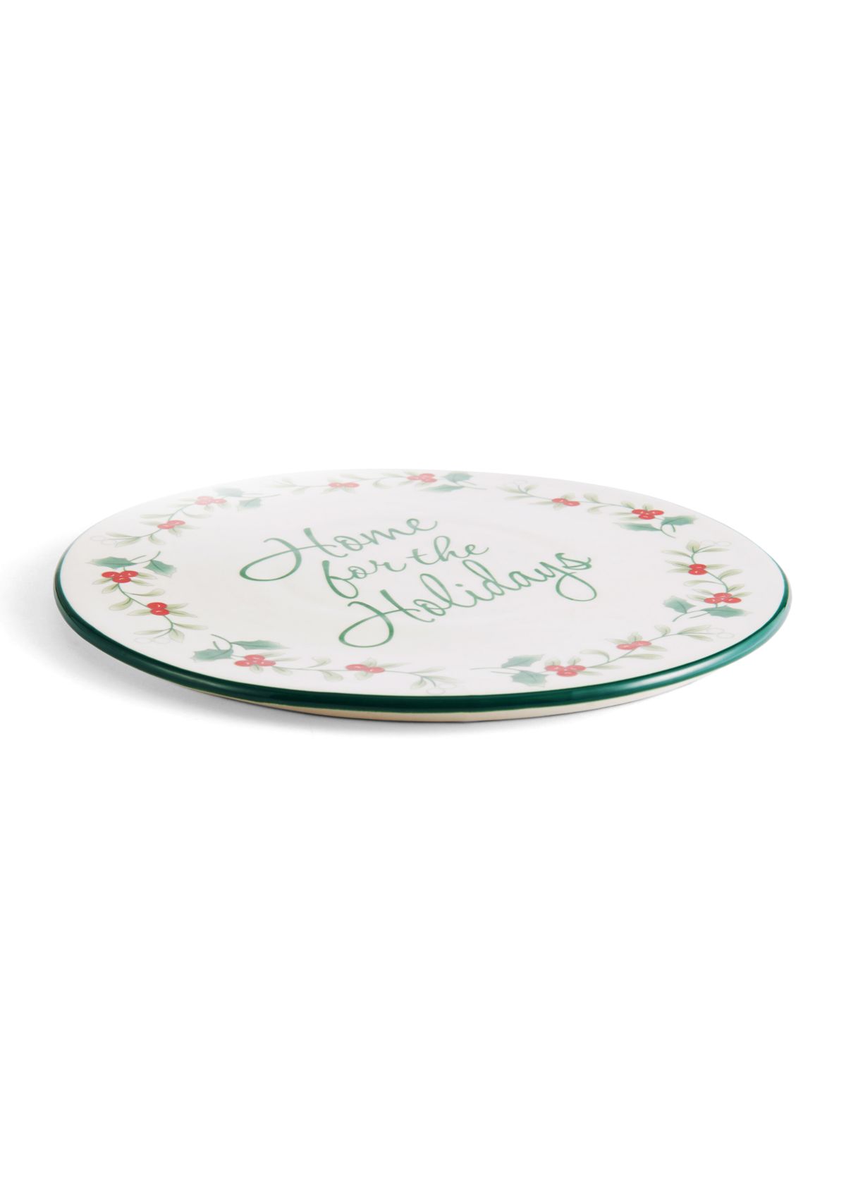 Winterberry Stoneware "Home for the Holidays" Trivet