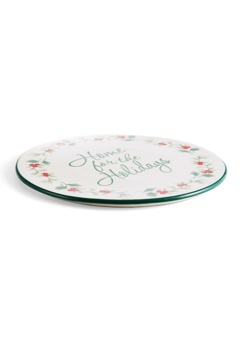 Winterberry Stoneware "Home for the Holidays" Trivet