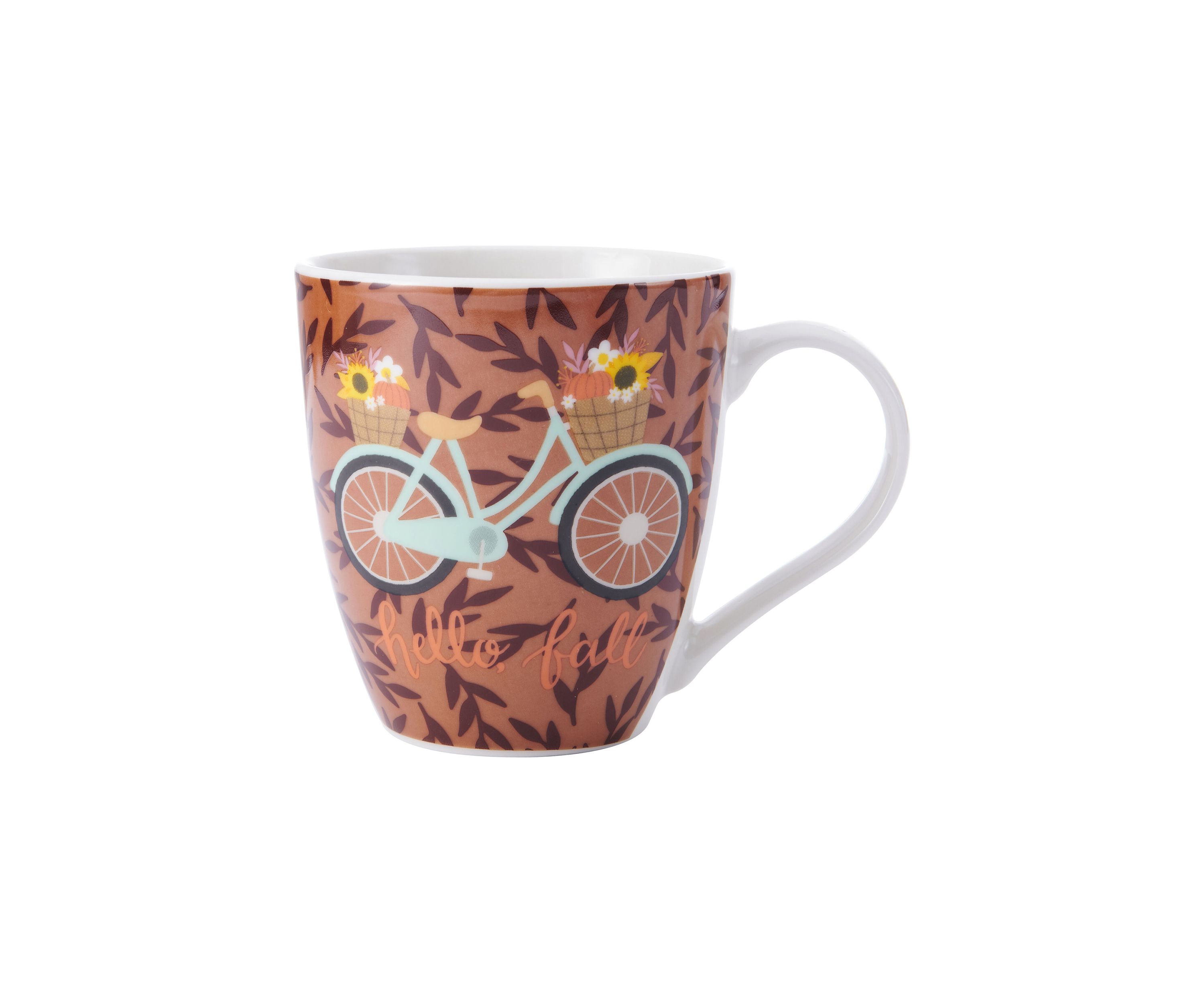 Hello Fall Porcelain Mug, 18 Ounce