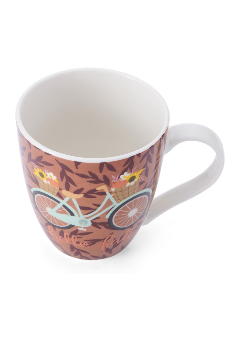 Hello Fall Porcelain Mug, 18 Ounce
