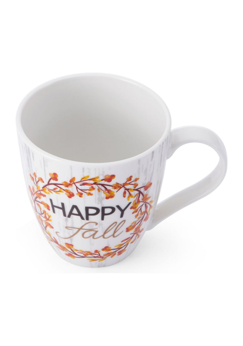 Pfaltzgraff Happy Fall Porcelain Mug, 18 Ounce