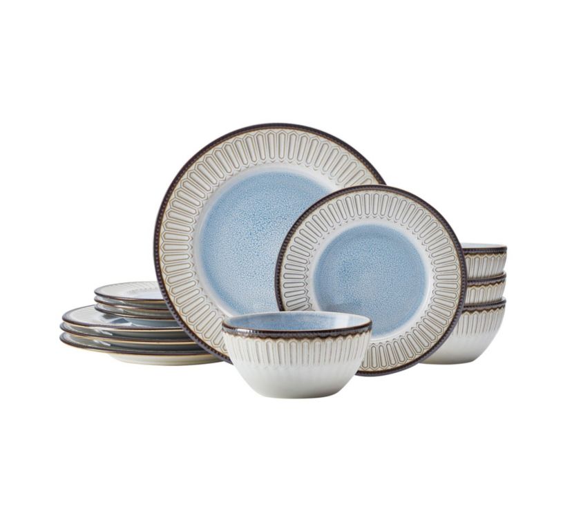 Clara 12-pc Dinnerware Set, Service for 4