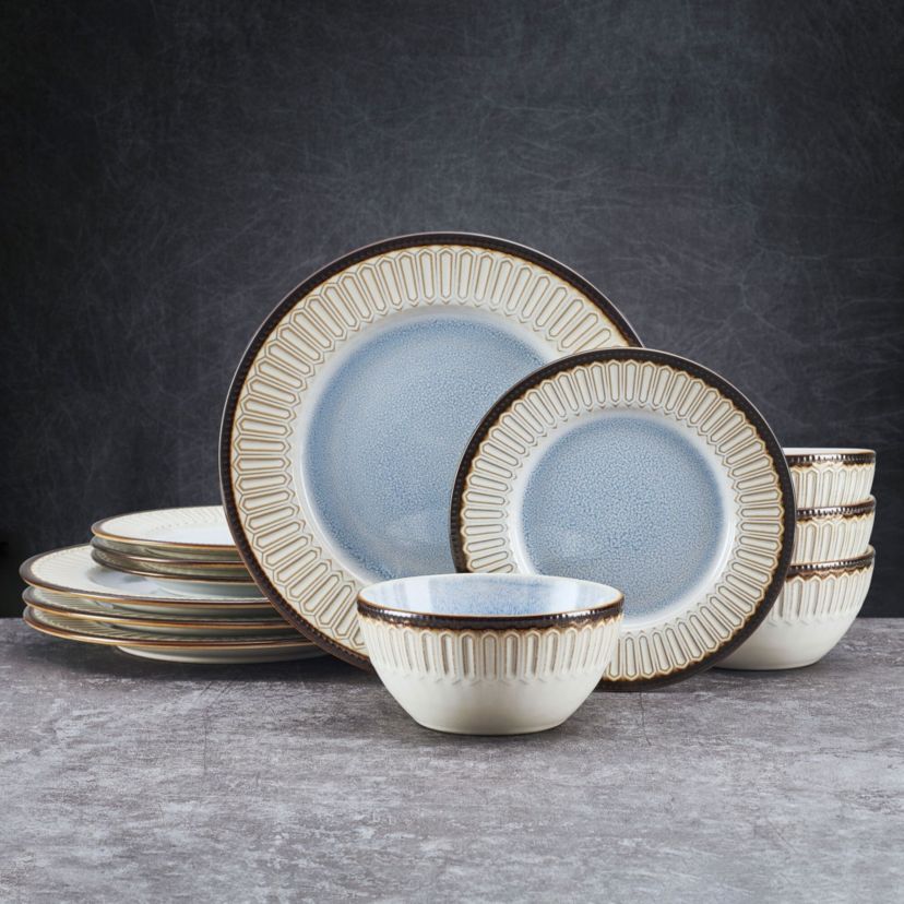 Clara 12-pc Dinnerware Set, Service for 4