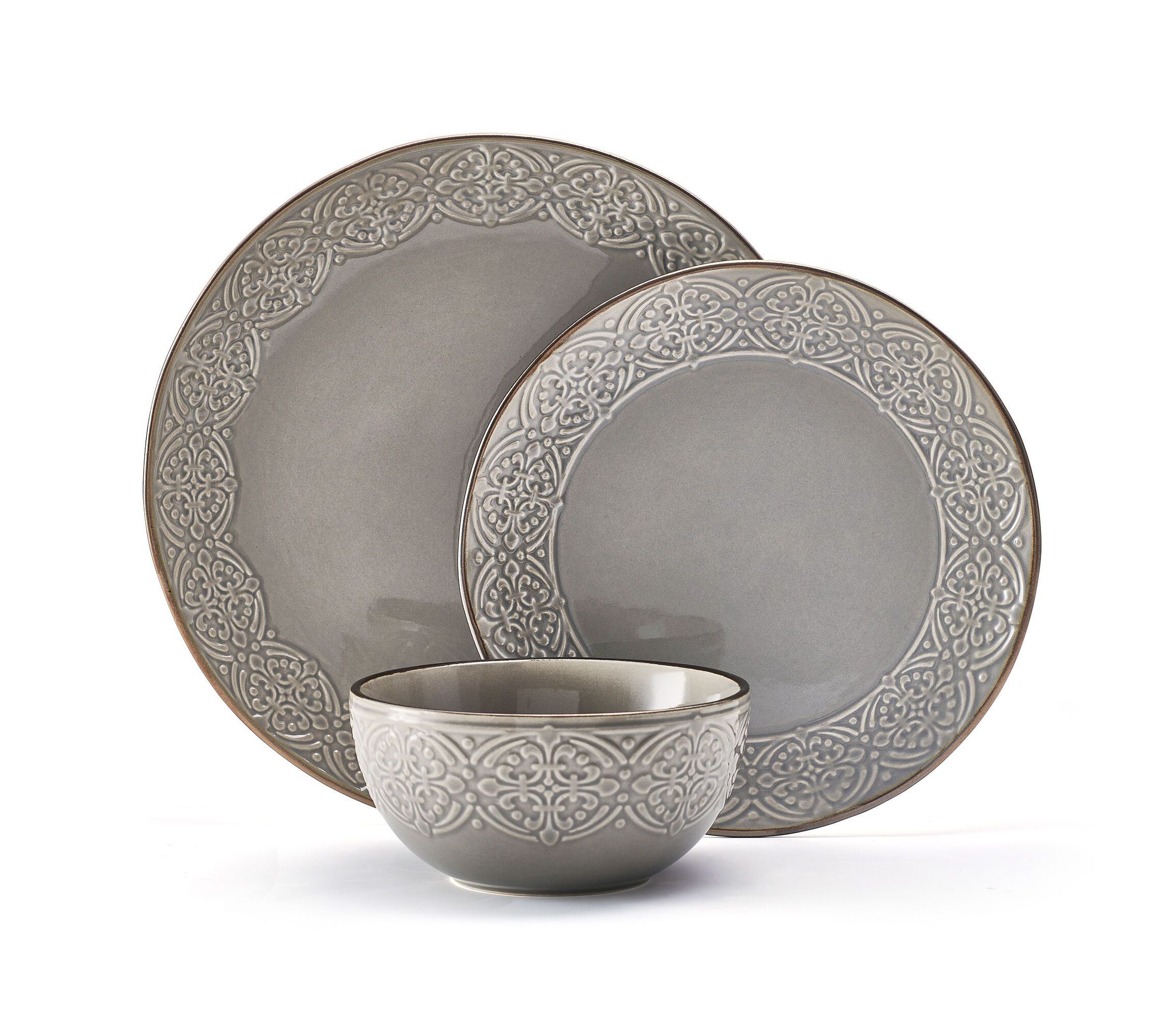 Emma 12-pc Dinnerware Set, Service for 4