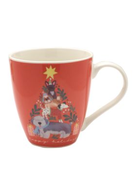 Pfaltzgraff Holiday Dog Tree Mug, 18 Oz | Belk